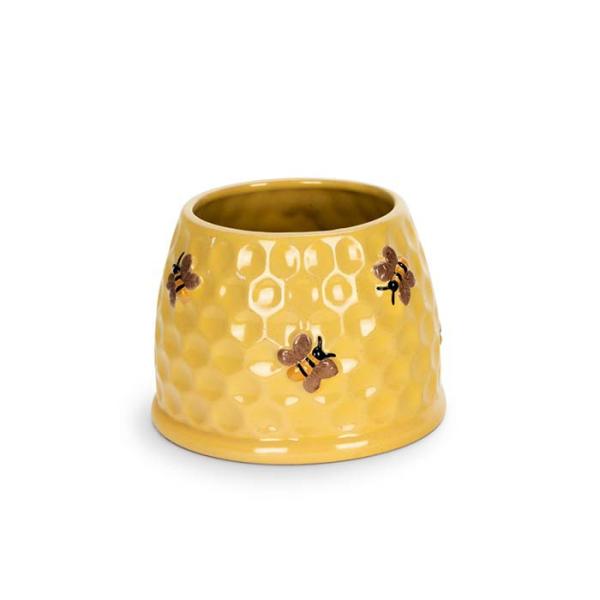 Yellow Honeycomb Pot  |   Ceramic Pots & Planters Ceramic Pots & Planters Ceramic Pots & Planters