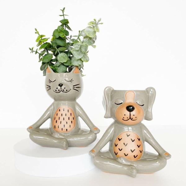 Zen Cat / Dog Vases  |   Ceramic Homeware Ceramic Homeware Ceramic Homeware