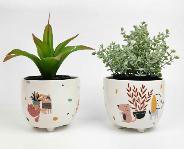 Colourful Dog & Cat Planters  |   Quirky Pots & Planters Pots & Planters Quirky Pots & Planters