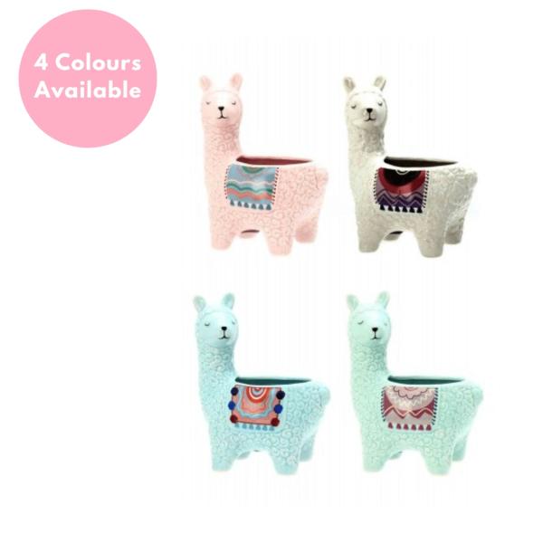 Quirky Llama Planter  |   Animal Planters Animal Planters Animal Planters