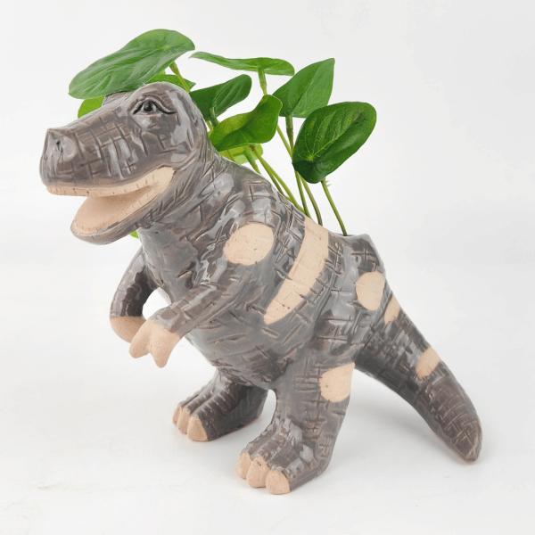 T-Rex Dinosaur Planter  |   Quirky Pots & Planters Pots & Planters Quirky Pots & Planters