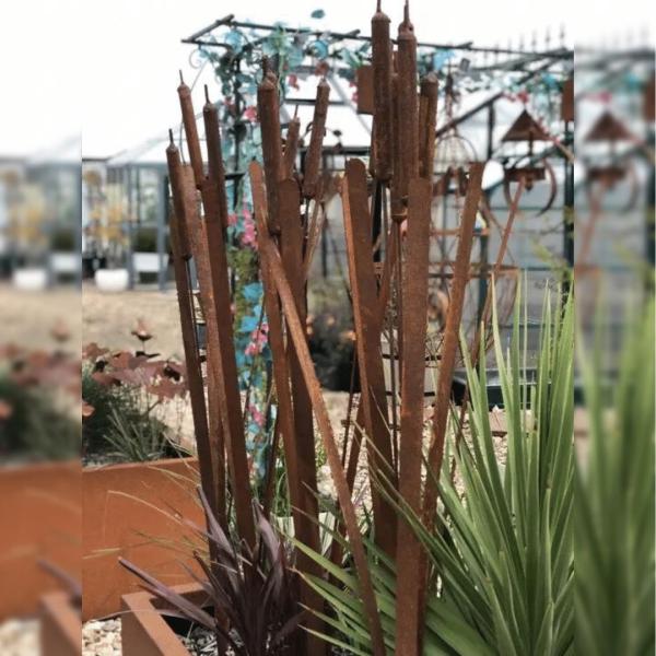 Bulrush Garden Stake  |   Decorative Garden Stakes Decorative Garden Stakes Decorative Garden Stakes