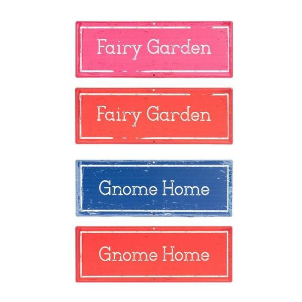 Fairy/Gnome Signs  |   Garden Signs & Labels Garden Decor Garden Signs & Labels